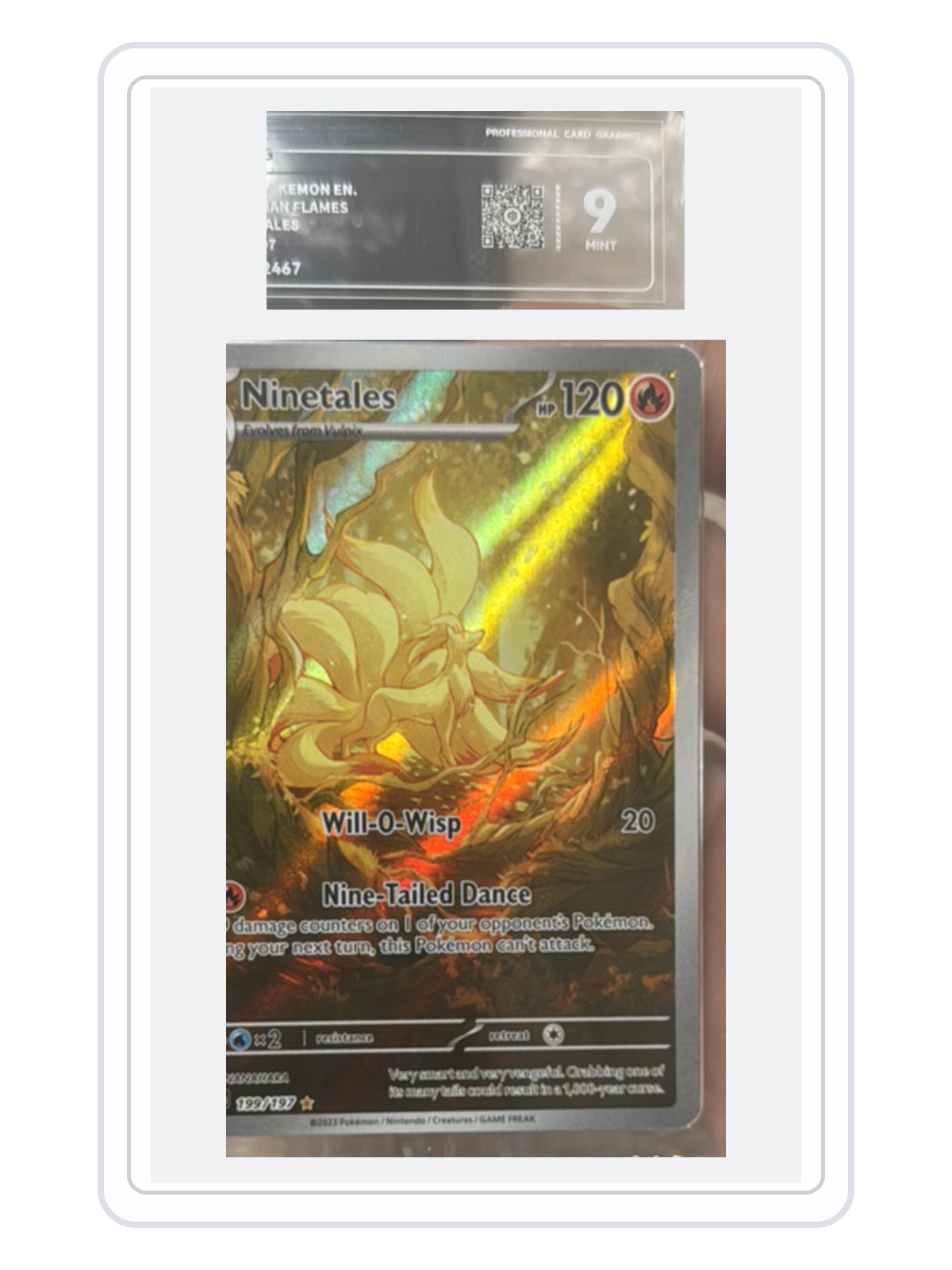 Ninetales 199/197 — Obsidian Flames (OBF) | PCG 9 | English | Illustration Rare product image