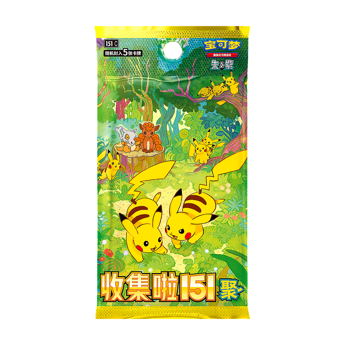 Collect 151: Gather Booster Pack — Simplified Chinese (5 Cards) — Pokémon TCG