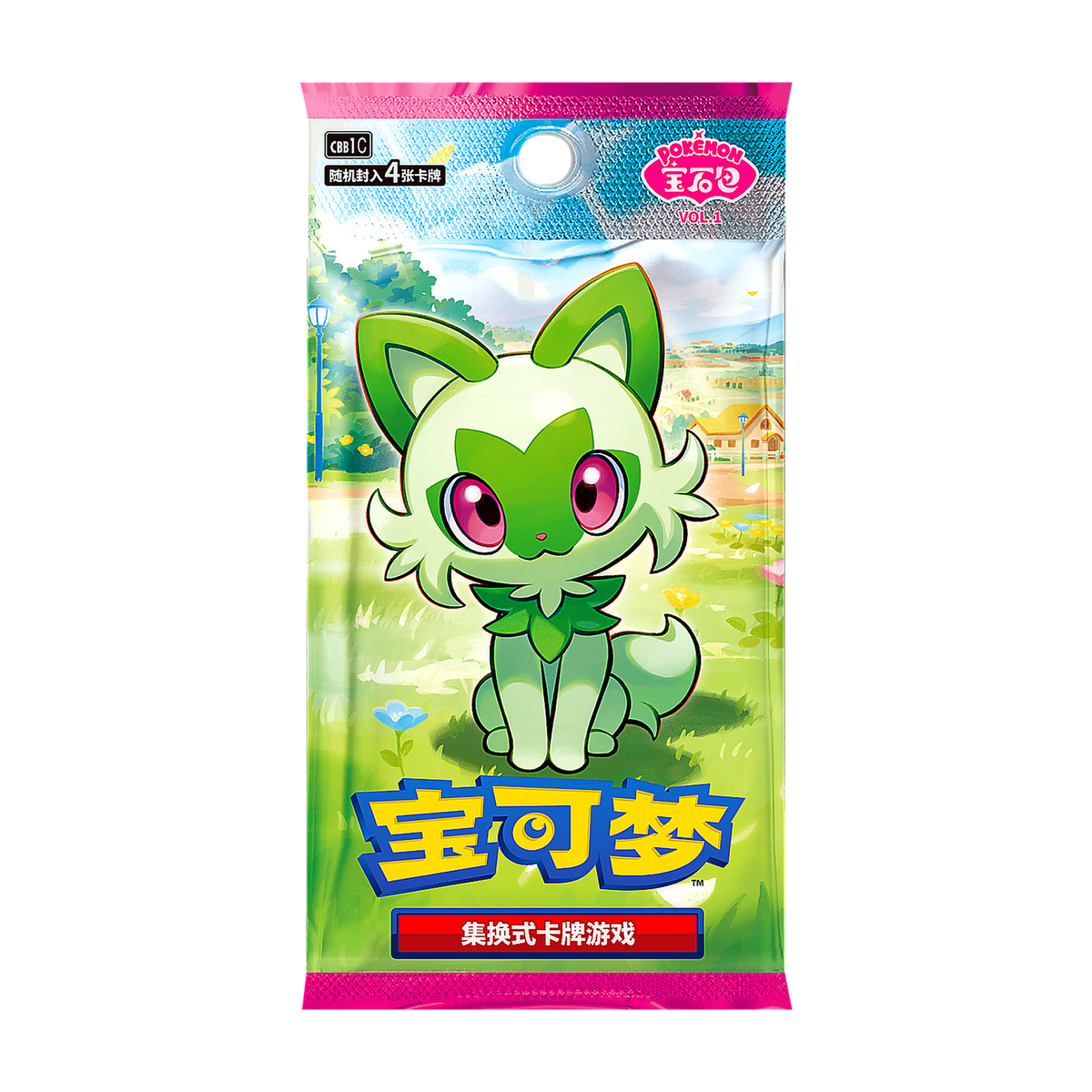 Gem Pack Vol. 1 Booster Pack — Simplified Chinese (4 Cards) — Pokémon TCG