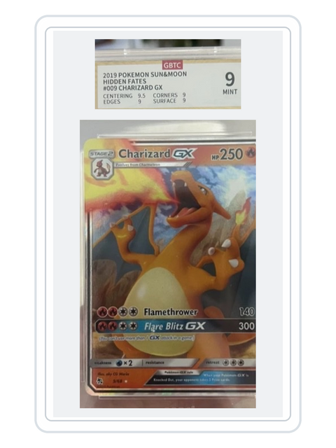 Charizard GX 9/68 — Hidden Fates (HIF) | Gongbo 9 | English | Rare Holo GX