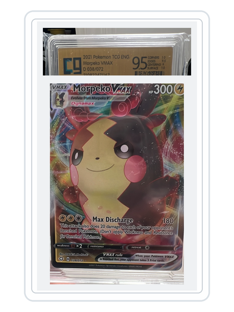 Morpeko VMAX 038/072 — Shining Fates (SHF) | Zangka 9.5 | English | Rare Holo VMAX