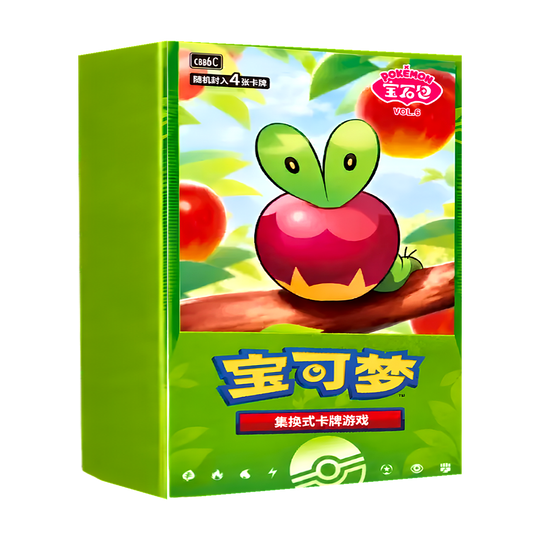 Gem Pack Vol. 6 Booster Box – Simplified Chinese (CBB6C, 18 Packs × 4 Cards) — Pokémon TCG