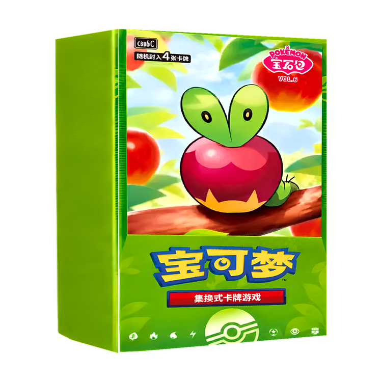 Gem Pack Vol. 6 Booster Box – Simplified Chinese (CBB6C, 18 Packs × 4 Cards) — Pokémon TCG