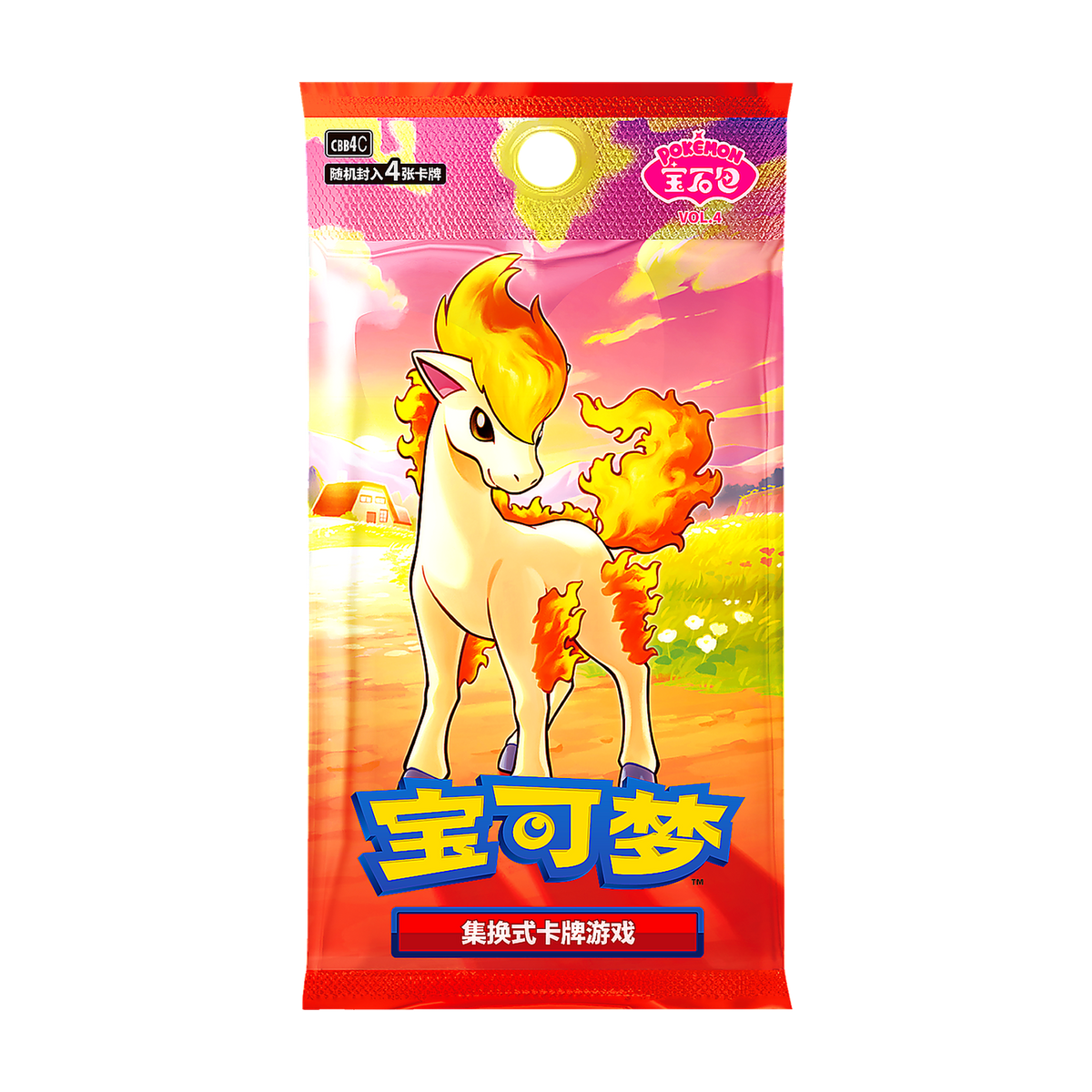 Gem Pack Vol. 4 Booster Pack — Simplified Chinese (4 Cards) — Pokémon TCG